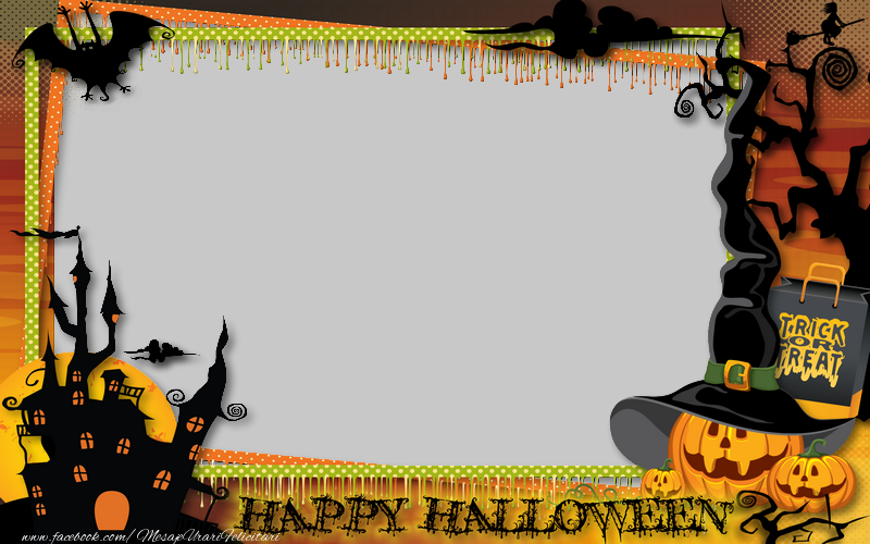 Felicitari personalizate de Halloween - 1 Poza & Ramă Foto | Happy Halloween!