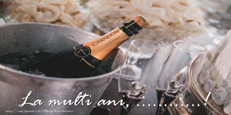 Felicitari personalizate de la multi ani - La multi ani, ...!