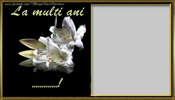 Felicitari personalizate de la multi ani - La multi ani, ...
