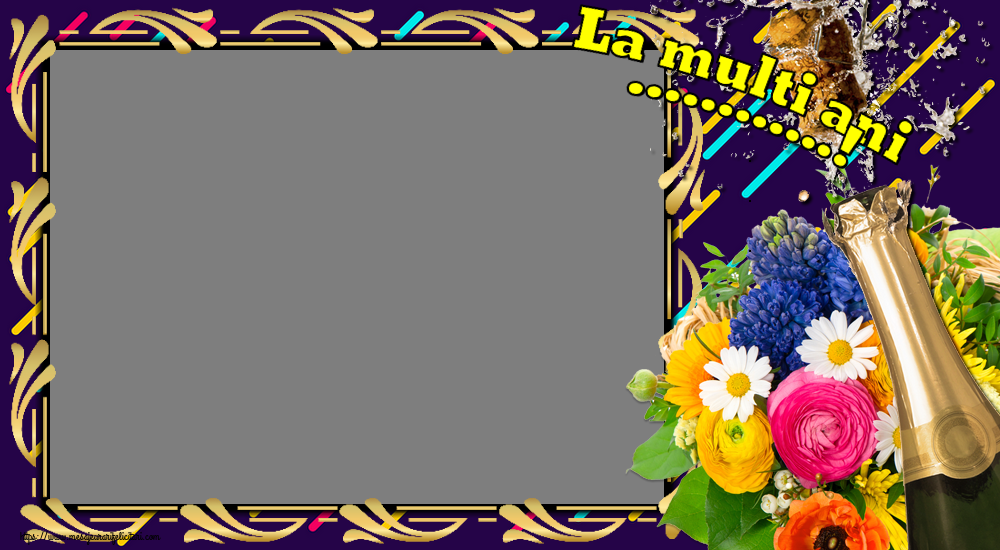 Felicitari personalizate de la multi ani - La multi ani ...! - Rama foto de La Multi Ani