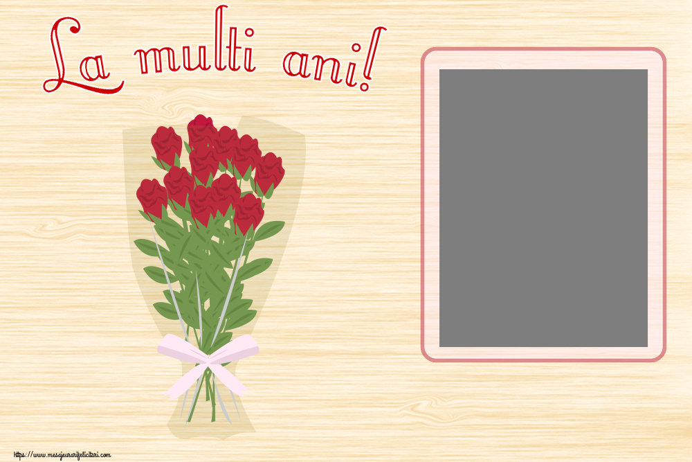 Felicitari personalizate de la multi ani - La multi ani! - Rama foto