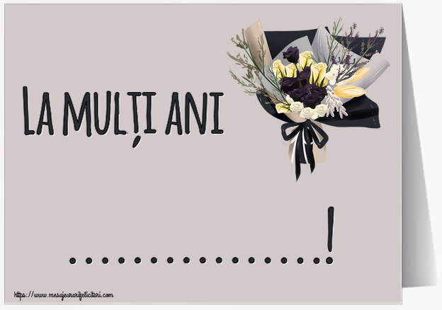 Felicitari personalizate de la multi ani - La mulți ani ...!