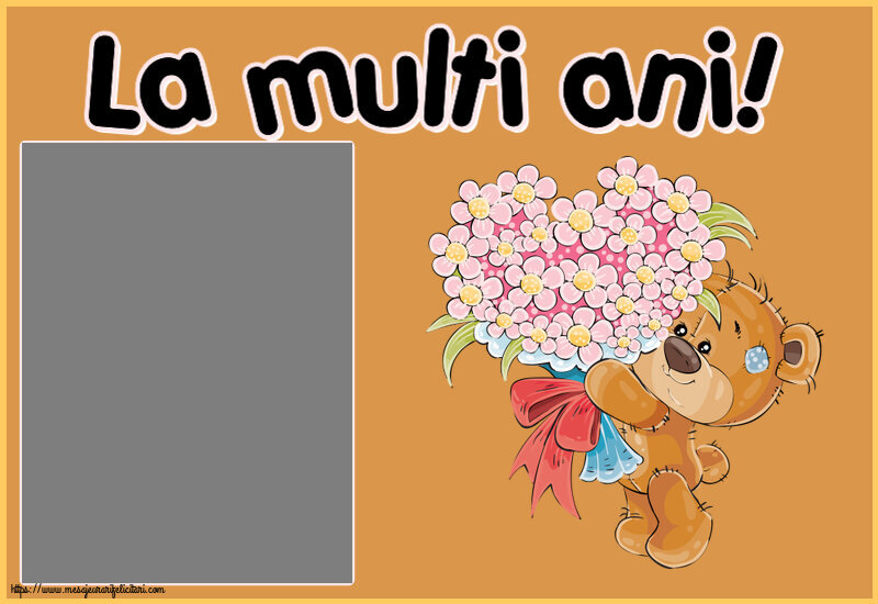 Felicitari personalizate de la multi ani - La multi ani! - Rama foto