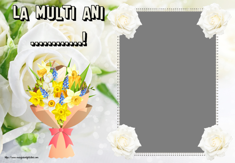 Felicitari personalizate de la multi ani - La multi ani ...! - Rama foto