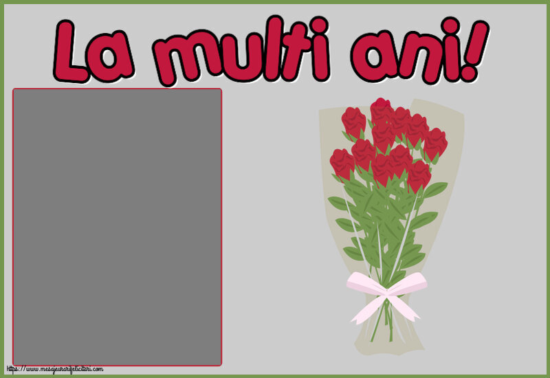 Felicitari personalizate de la multi ani - La multi ani! - Rama foto