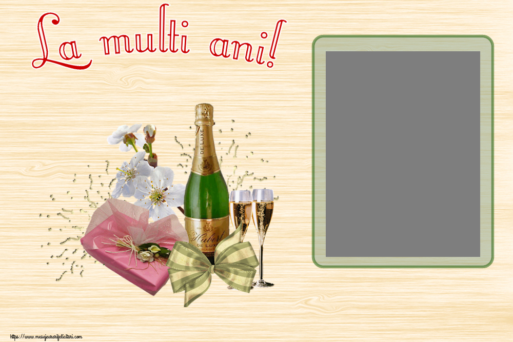Felicitari personalizate de la multi ani - La multi ani! - Rama foto