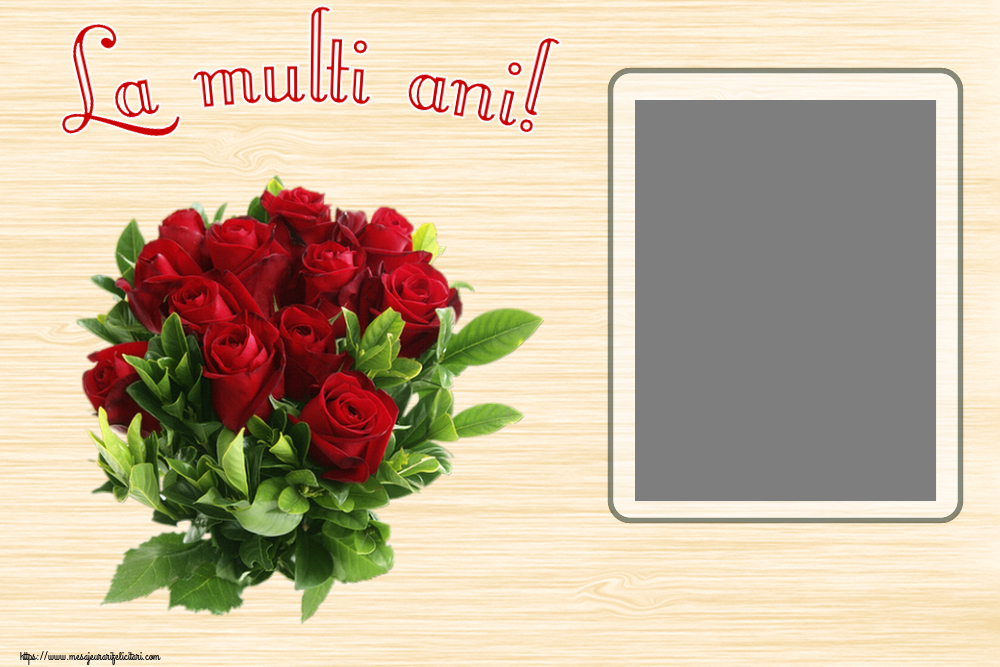 Felicitari personalizate de la multi ani - La multi ani! - Rama foto