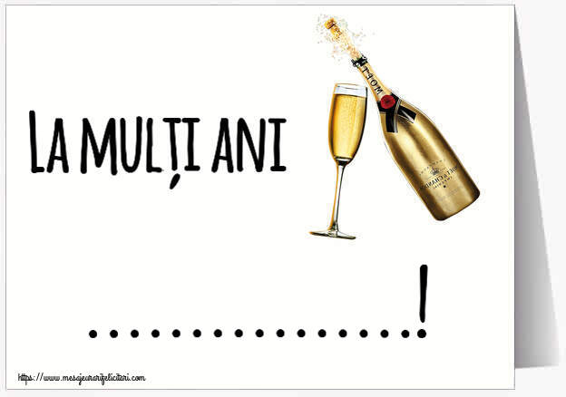 Felicitari personalizate de la multi ani - La mulți ani ...!