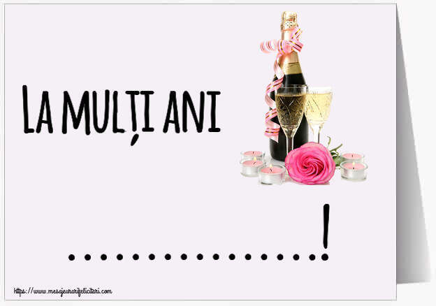 Felicitari personalizate de la multi ani - La mulți ani ...!