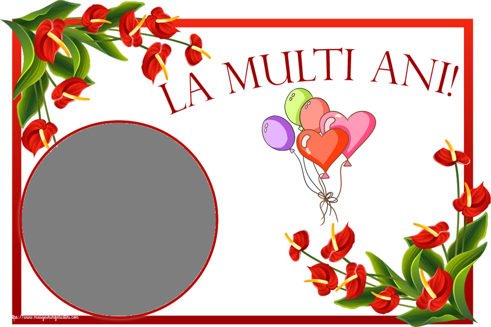 Felicitari personalizate de la multi ani - La multi ani! - Rama foto ~ 