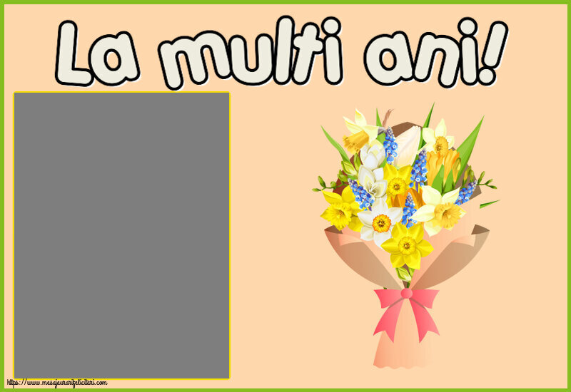 Felicitari personalizate de la multi ani - La multi ani! - Rama foto