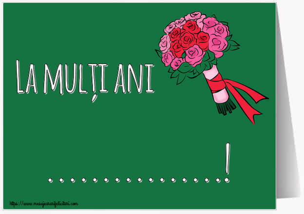 Felicitari personalizate de la multi ani - La mulți ani ...!