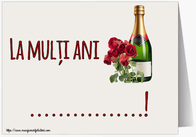 Felicitari personalizate de la multi ani - La mulți ani ...!