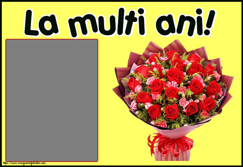 Felicitari personalizate de la multi ani - La multi ani! - Rama foto
