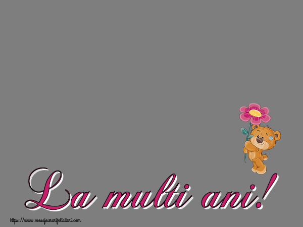 Felicitari personalizate de la multi ani - La multi ani! - Rama foto
