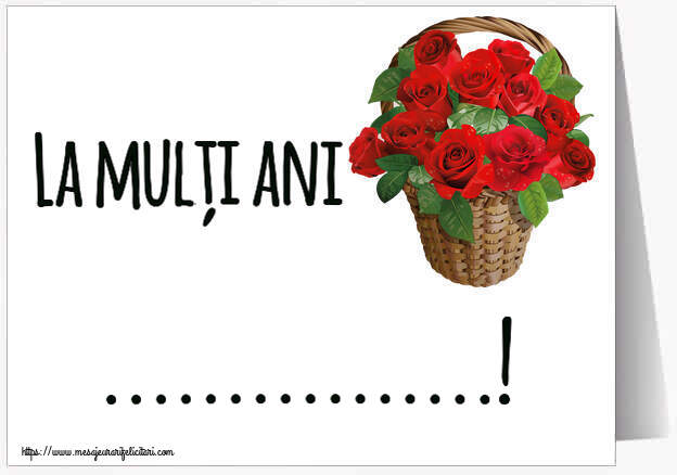 Felicitari personalizate de la multi ani - La mulți ani ...!