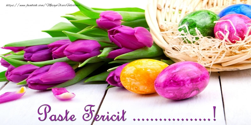 Felicitari personalizate de Paste - Paste Fericit ...!