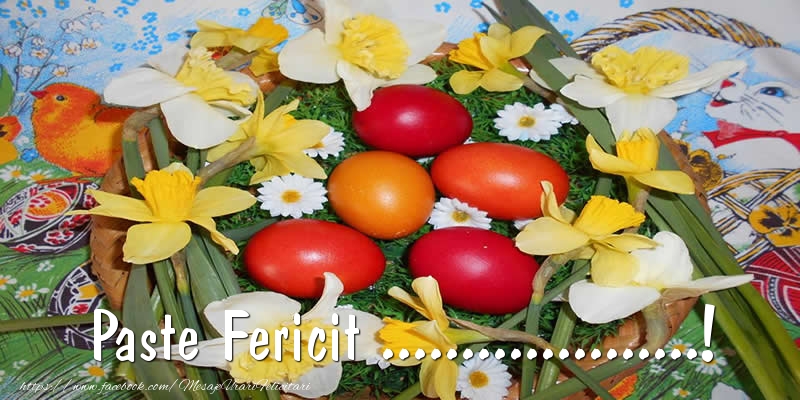 Felicitari personalizate de Paste - Paste Fericit ...!