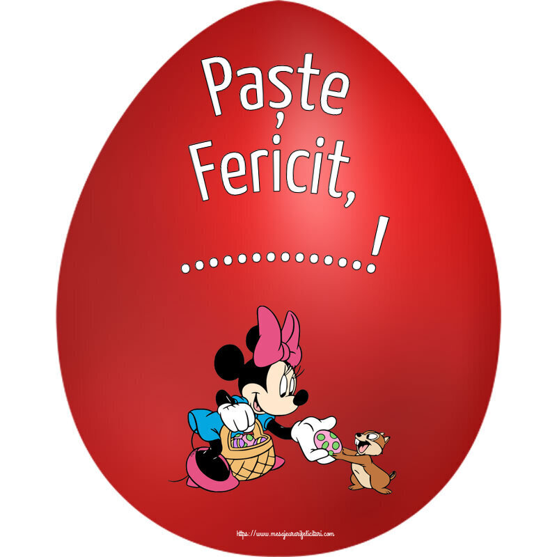 Felicitari personalizate de Paste - Paște Fericit, ...!