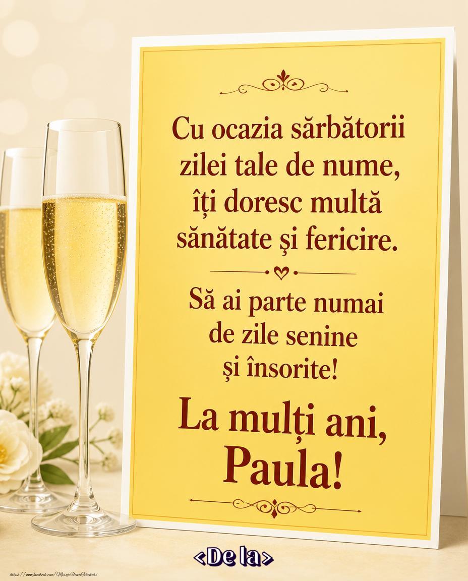 Felicitari personalizate de Sfintii Petru si Pavel - Felicitare personalizată de Sfinții Petru și Pavel