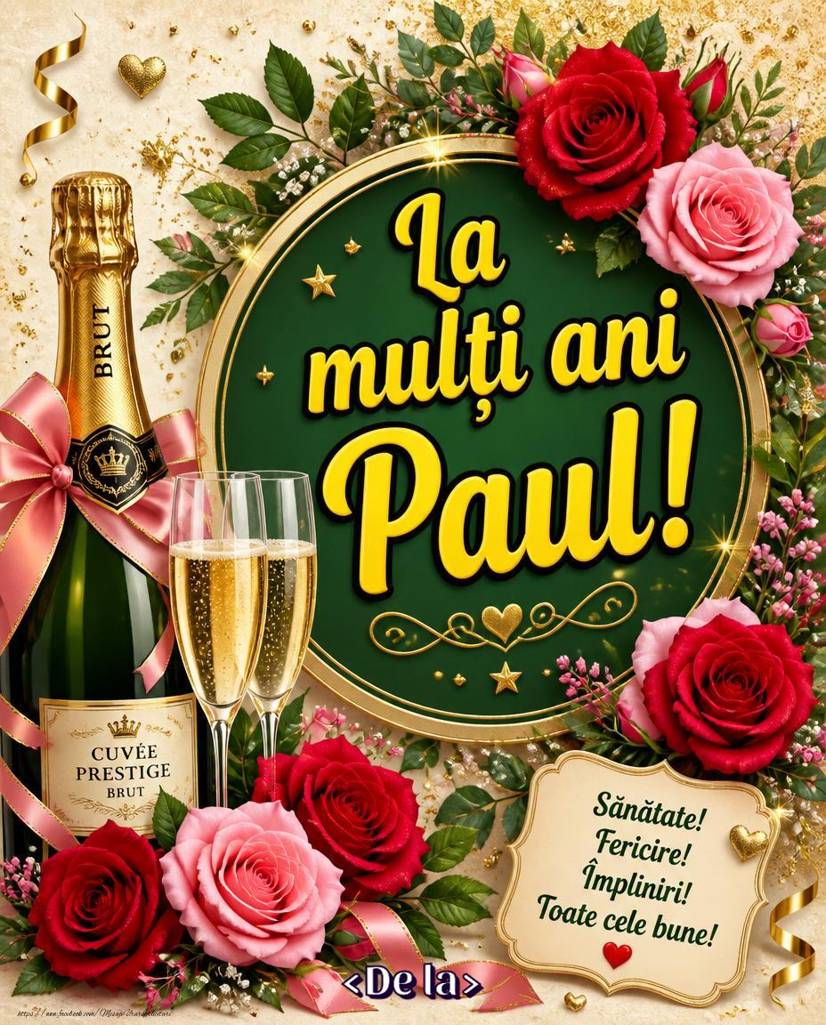 Felicitari personalizate de Sfintii Petru si Pavel - Felicitare personalizată de Sfinții Petru și Pavel