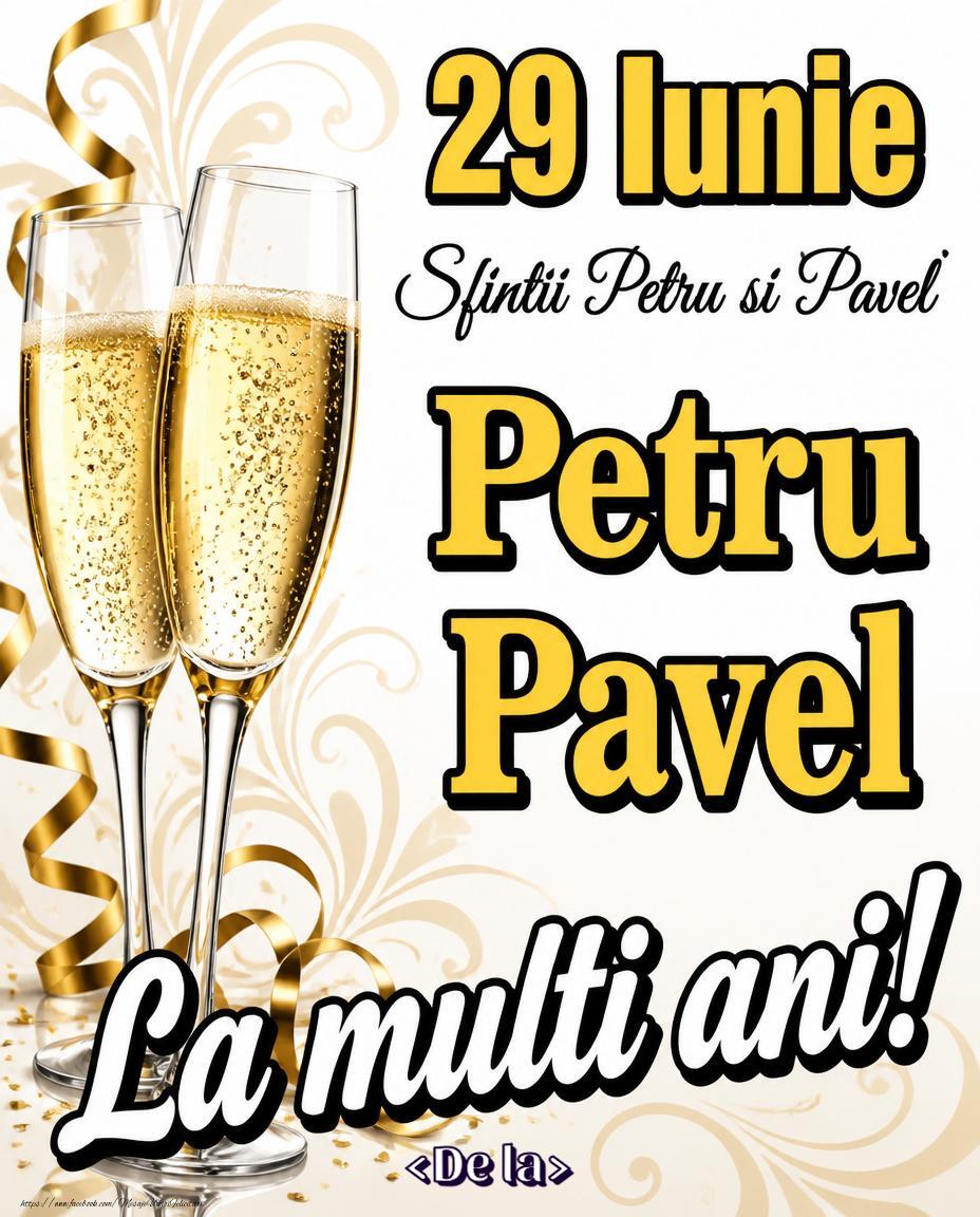 Felicitari personalizate de Sfintii Petru si Pavel - Felicitare personalizată de Sfinții Petru și Pavel