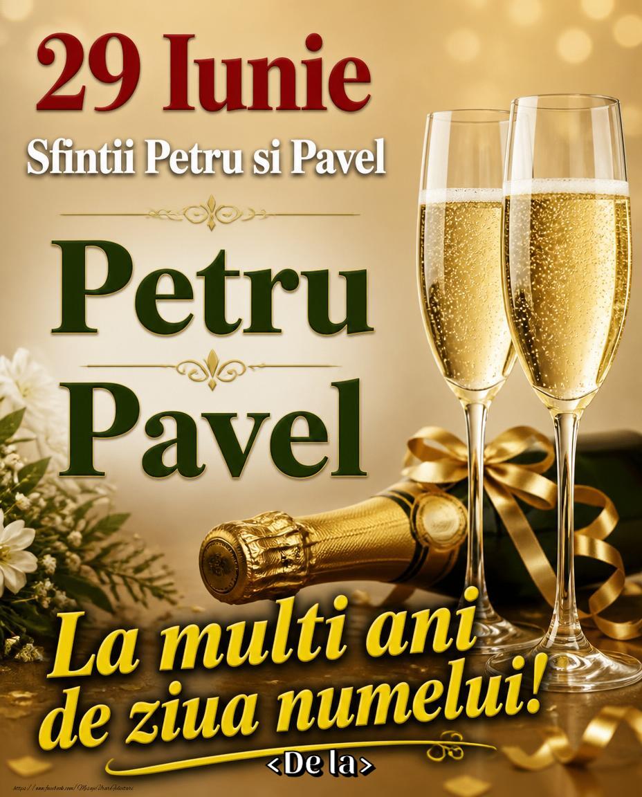 Felicitari personalizate de Sfintii Petru si Pavel - Felicitare personalizată de Sfinții Petru și Pavel