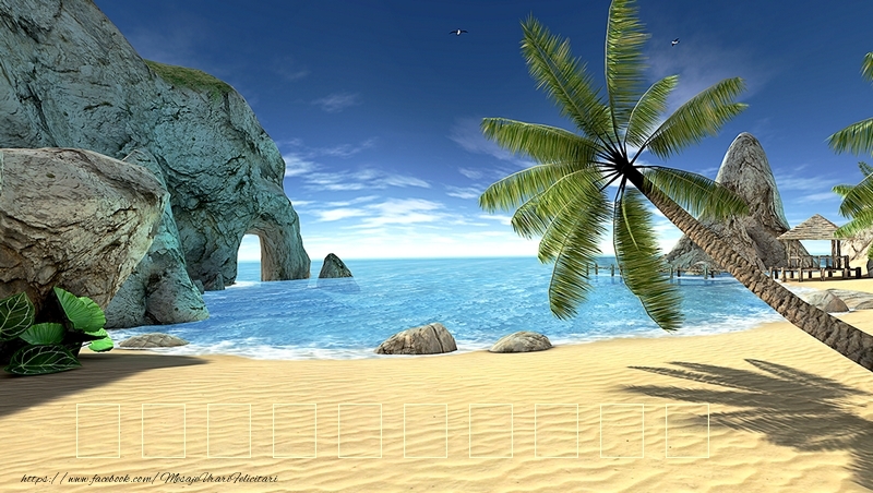 Felicitari personalizate de prietenie - Nume pe plaja