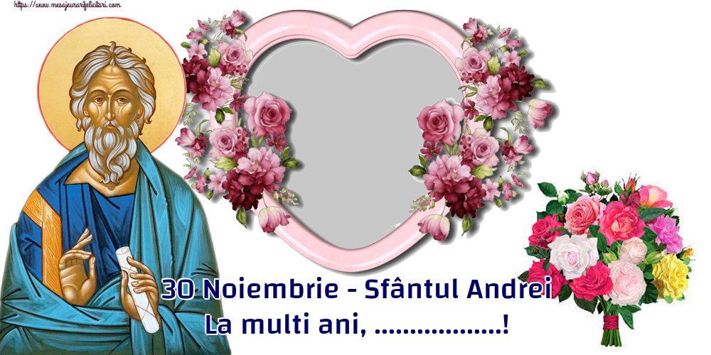 Felicitari personalizate de Sfantul Andrei - 30 Noiembrie - Sfântul Andrei La multi ani, ...