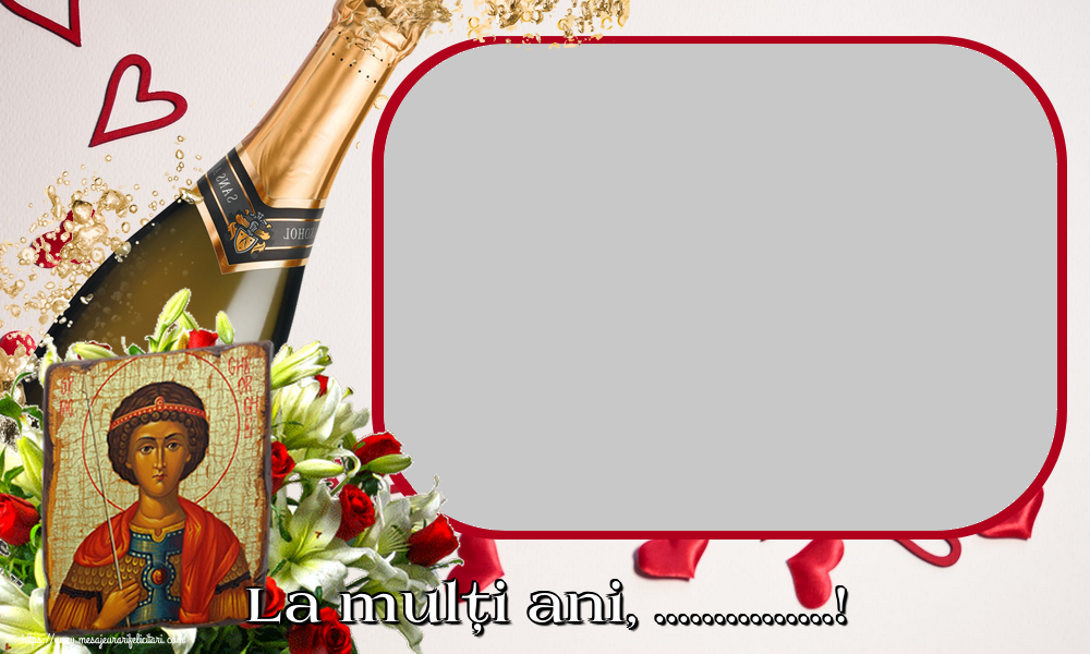 Felicitari personalizate de Sfantul Gheorghe - La mulți ani, ...!