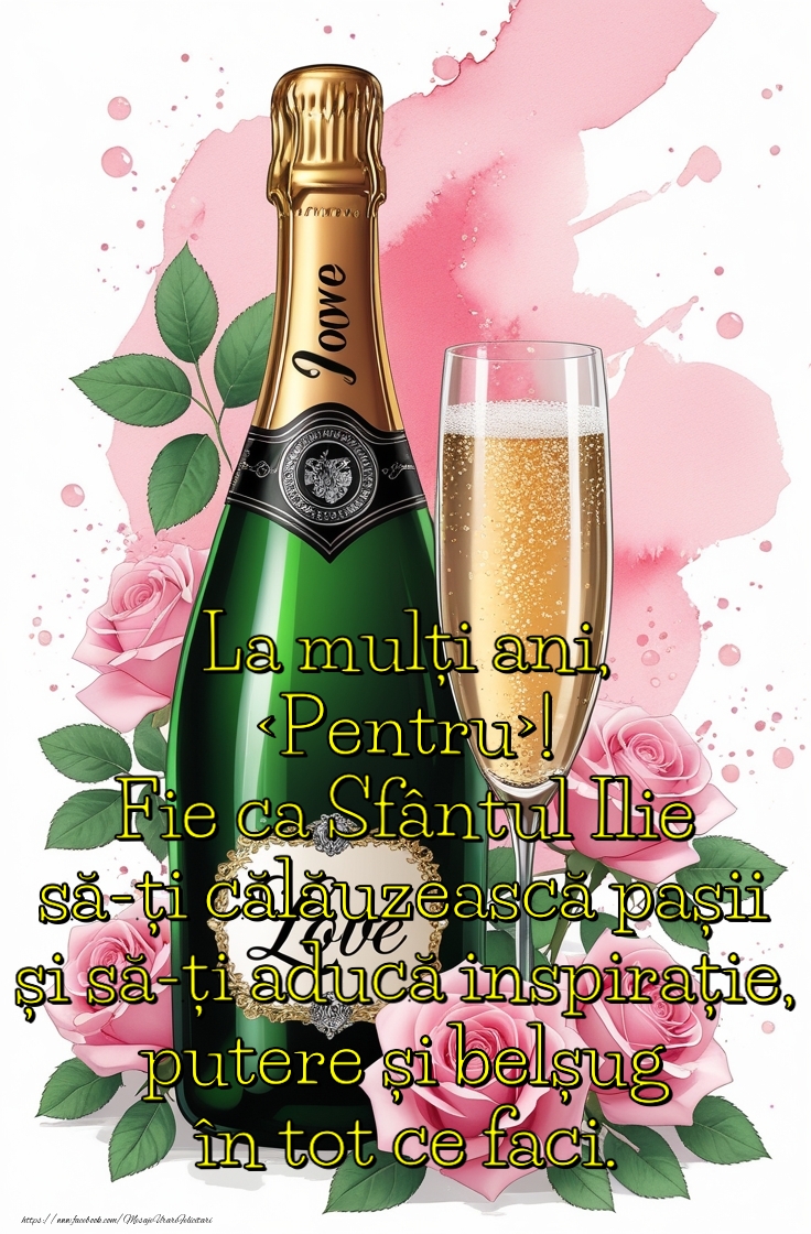 Felicitari personalizate de Sfantul Ilie - Fie ca Sfântul Ilie să-ți călăuzească pașii