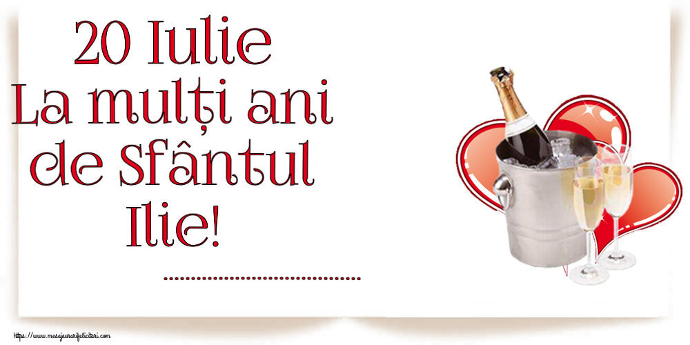 Felicitari personalizate de Sfantul Ilie - 20 Iulie La mulți ani de Sfântul Ilie! ...