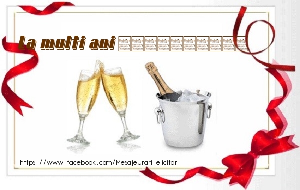 Felicitari personalizate de zi de nastere - La multi ani ...