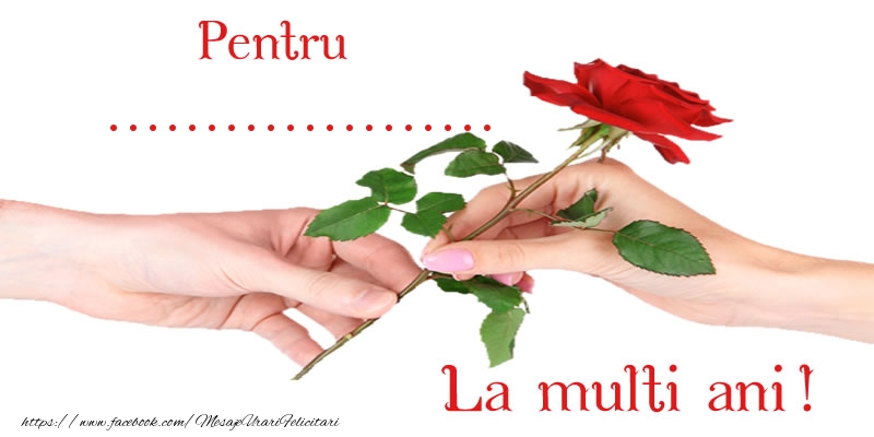 Felicitari personalizate de zi de nastere - Flori & Trandafiri & Femei & Doamne | Pentru ... La multi ani!