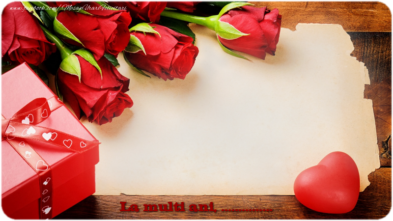 Felicitari personalizate de zi de nastere - ❤️❤️❤️ Cadou & Inimioare & Trandafiri & 1 Poza & Ramă Foto | La multi ani, ...