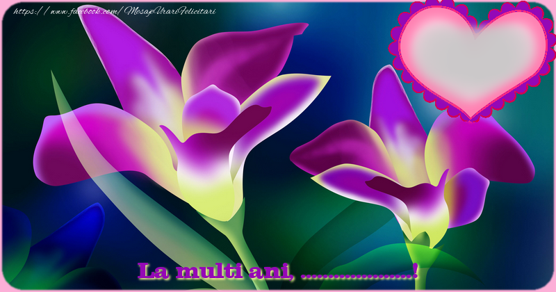 Felicitari personalizate de zi de nastere - La multi ani ...