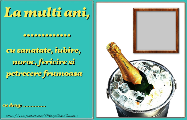 Felicitari personalizate de zi de nastere - La multi ani ... ...