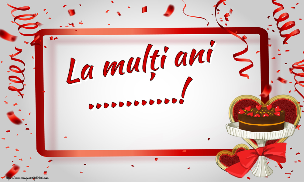 Felicitari personalizate de zi de nastere - La mulți ani ...!