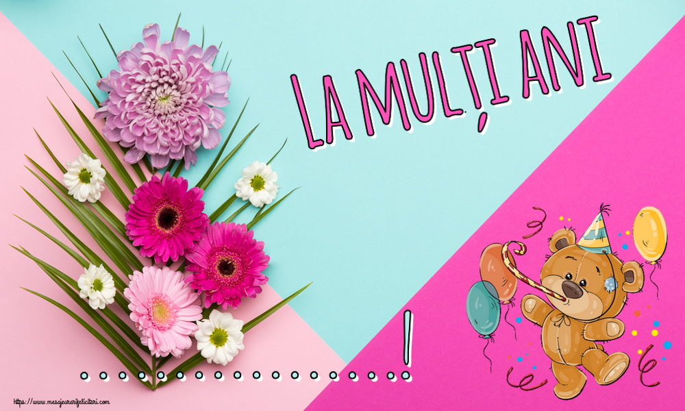 Felicitari personalizate de zi de nastere - La mulți ani ...!