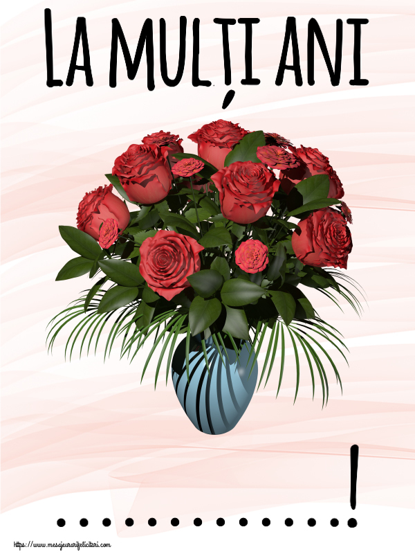 Felicitari personalizate de zi de nastere - La mulți ani ...!