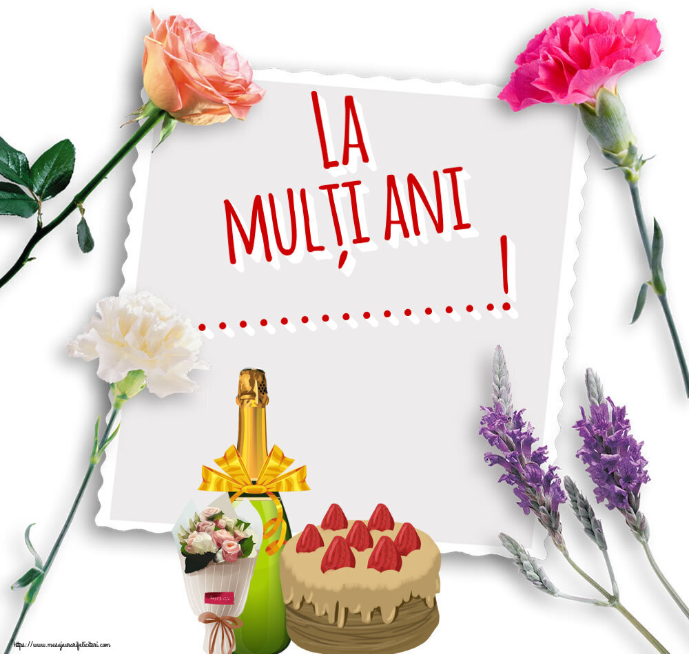 Felicitari personalizate de zi de nastere - La mulți ani ...!