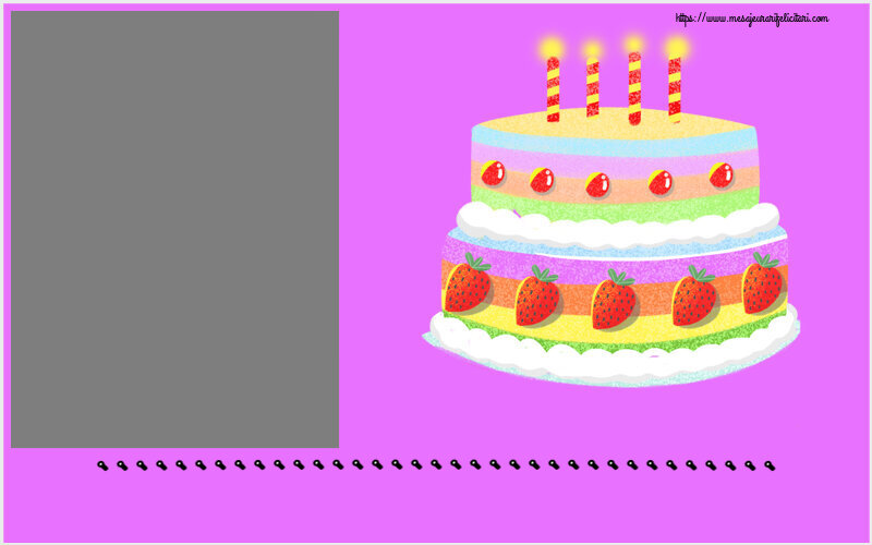 Felicitari personalizate de zi de nastere - ... - Rama foto