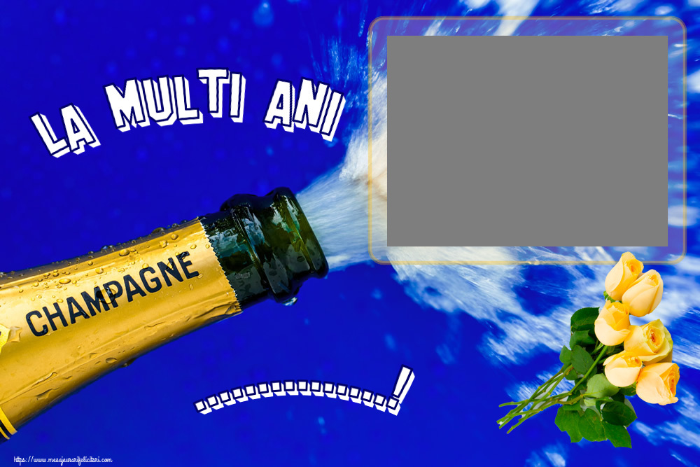 Felicitari personalizate de zi de nastere - La multi ani ...! - Rama foto