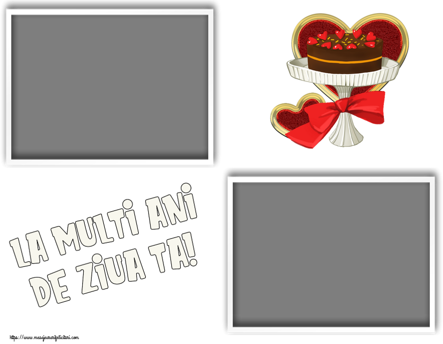 Felicitari personalizate de zi de nastere - La multi ani de ziua ta! - Rama foto