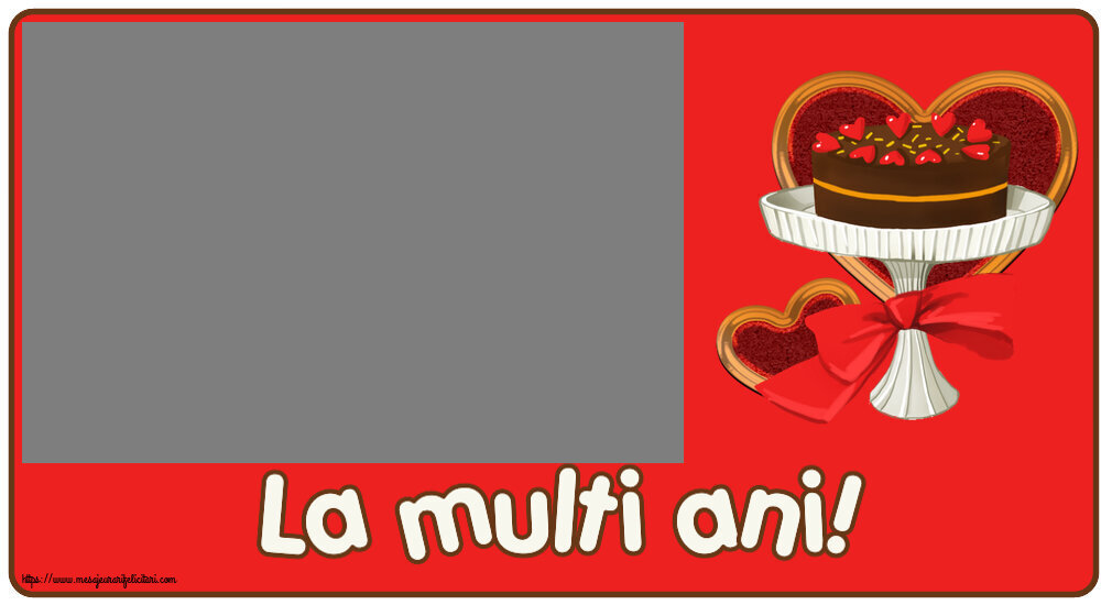 Felicitari personalizate de zi de nastere - La multi ani! - Rama foto