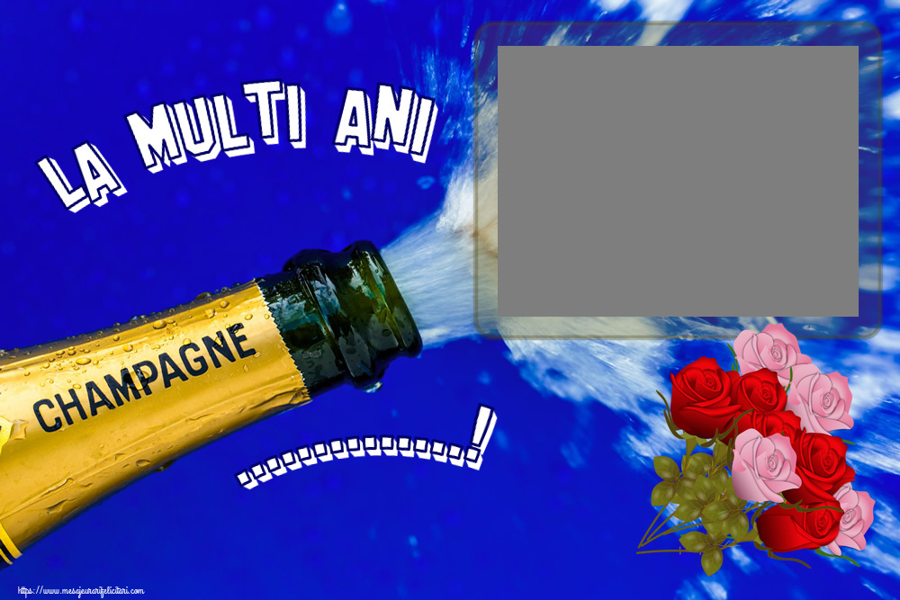 Felicitari personalizate de zi de nastere - La multi ani ...! - Rama foto