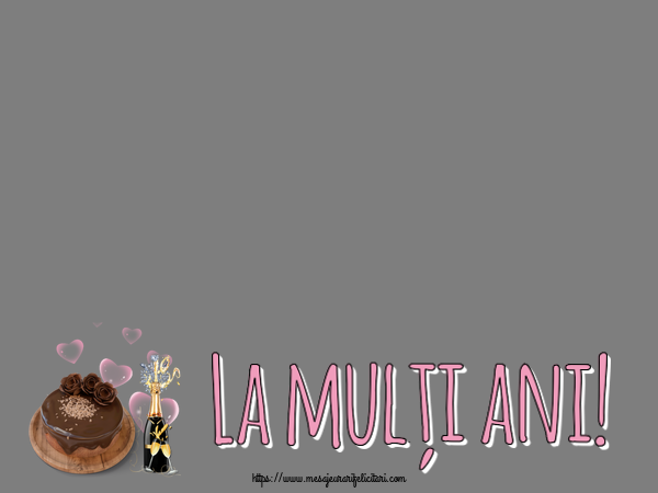 Felicitari personalizate de zi de nastere - La mulți ani! - Rama foto