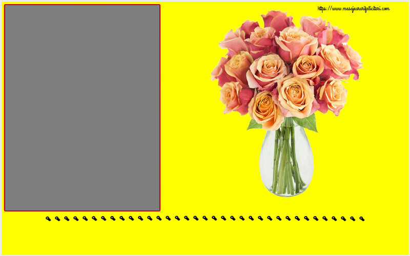 Felicitari personalizate de zi de nastere - ... - Rama foto