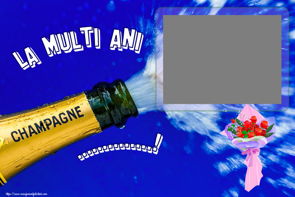 Felicitari personalizate de zi de nastere - La multi ani ...! - Rama foto