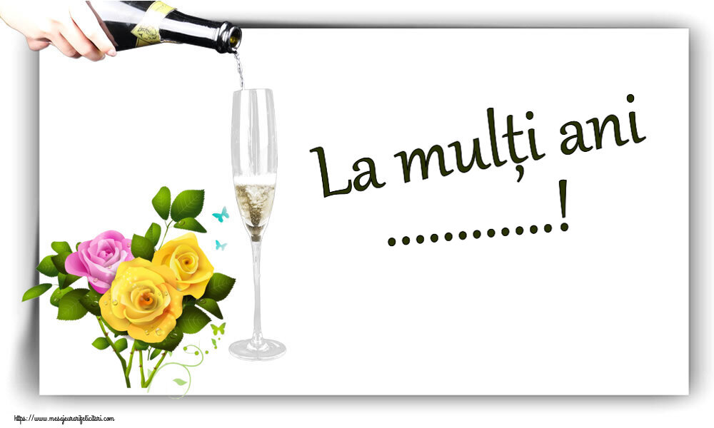 Felicitari personalizate de zi de nastere - La mulți ani ...!